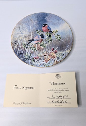 Coalport bullfinches frosty - coalport,