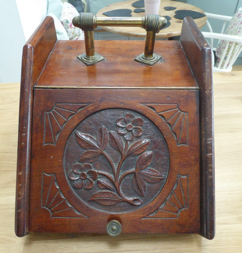Antique decorative wooden coal - decorative,