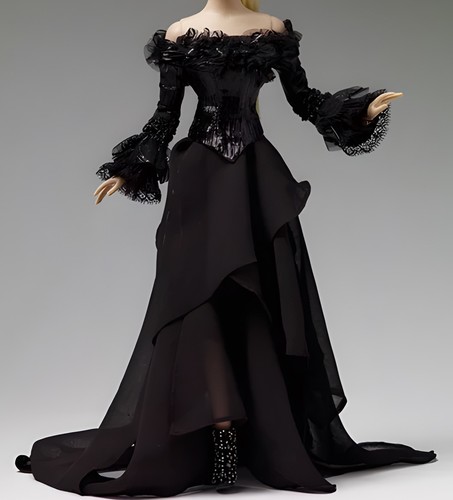 Tonner mood black - nu, top
