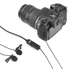 BOYA BY-M1DM Dual Omni-directional Lavalier Microphone Mic For DSLRs Camera