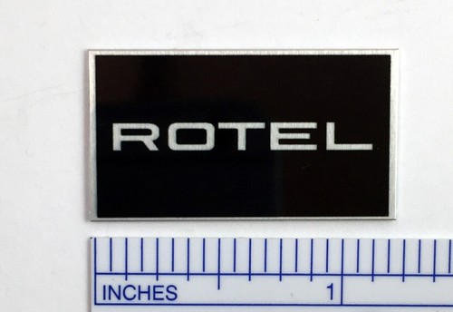 Rotel turntable badge logo - turntable,