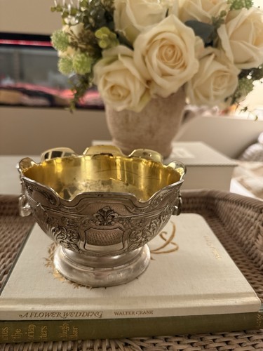 Vintage silver ornate monteith - vintage,