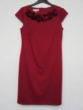 Laura Ashley Occasion dark red dress, size 14