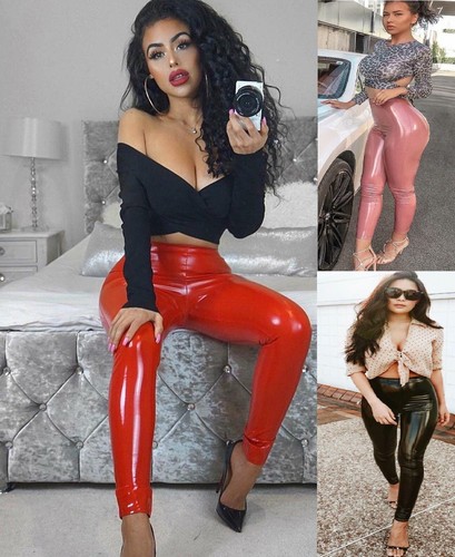 Ladies vinyl pvc wet look - ,