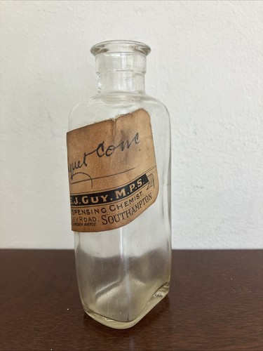 Antique apothecary bottle lej - apothecary,