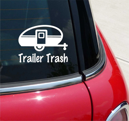 Trailer trash white travel - trailer,