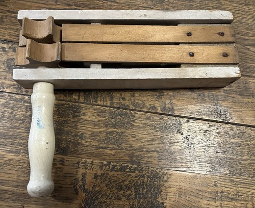 Vintage wooden rattle - rattle, noise