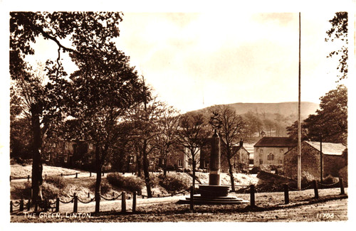 Postcard the green linton - the,