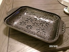 Nordic Ware Snowflake Cake / Bread Pan Cast Aluminum Non-Stick 10 Cup E1  040323