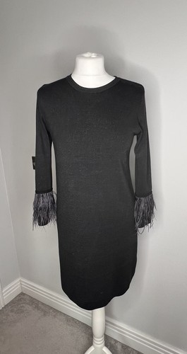 Ladies zara black - ladies, feather