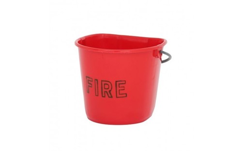 Plastic fire bucket - plastic,