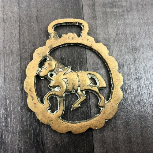Brass shire horse - shire, saddle