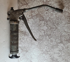 Vintage Wanner Metal One Hand Pump Grease Gun Lubricator Swiss Made