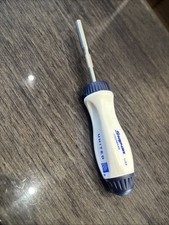 *New* Snap On Tools SSDMR4B White & Blue Ratchet Screwdriver United Airline Rare