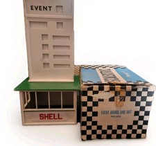 Triang Scalextric A201  EVENT BOARD and HUT in original early 60's box