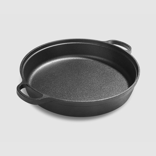 Pre seasoned cast - pre, iron