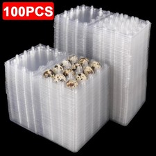 Pack of 100 Egg Box Plastic