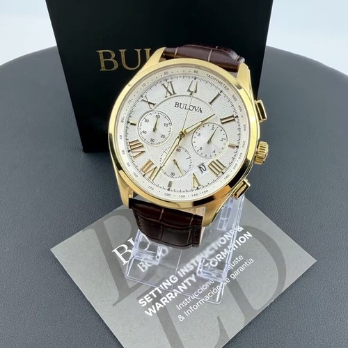 Men bulova wilton white gold - bulova, white/gold