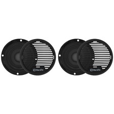 Waterproof Speakers Pair of 2 way Loudspeakers Speaker White Slim Boat Outdoor