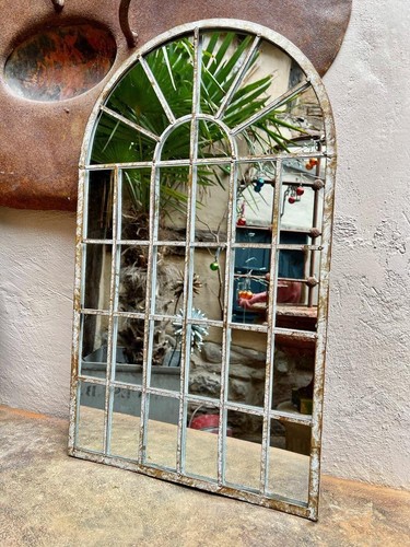Rustic distressed curved arch - rustic,