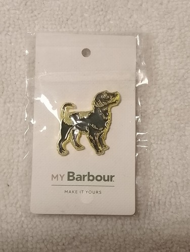 Barbour terrier pin badge - barbour,