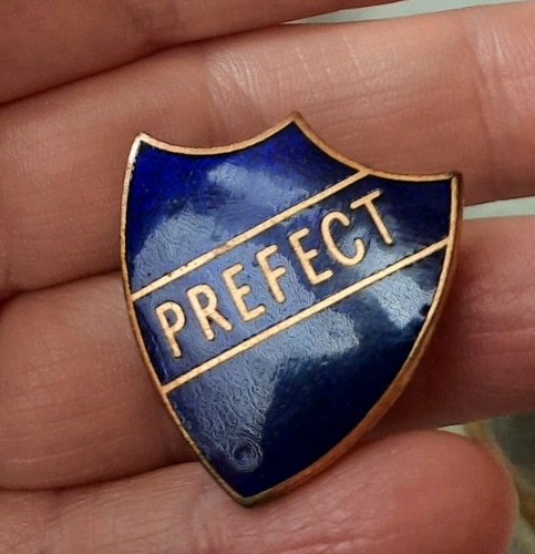Vintage prefect school - vintage, badge