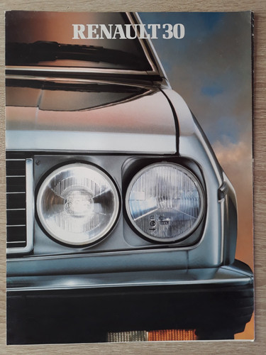 Renault saloon brochure - tx,