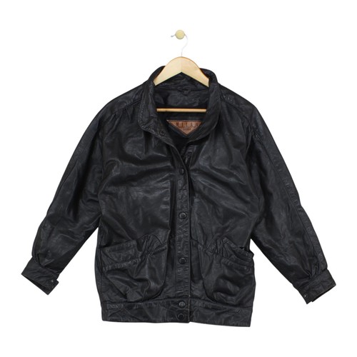 Vintage milan leather jacket - leather,