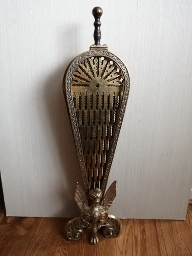 Antique brass fan folding - brass,