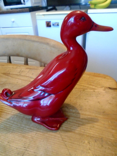 Royal doulton flambe duck - royal,