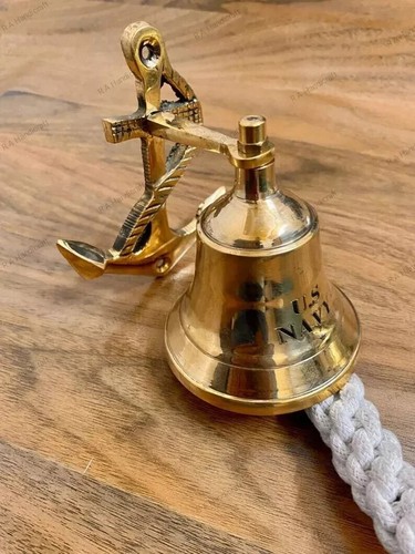 Bell nautical navy anchor - bell, us