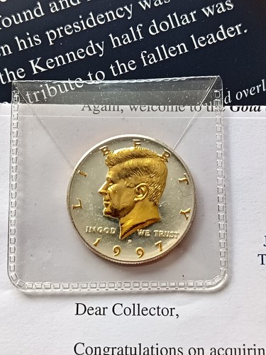 1997p gold and silver kennedy - 1997p,