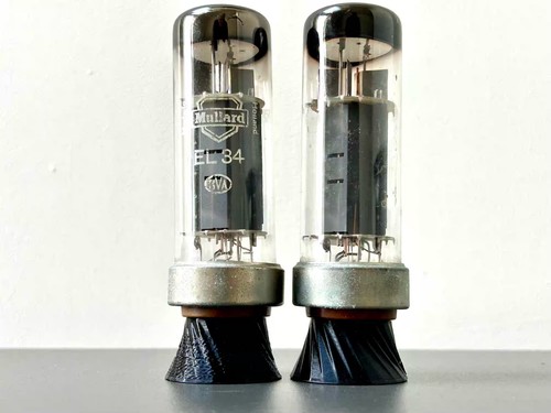 Matched pair mullard el34 - pair,