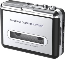 Portable Cassette Player/Cassette to MP3 Converter Tape to MP3/CD Audio via USB