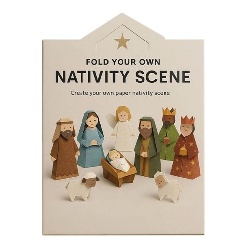 Christmas nativity paper craft - paper,