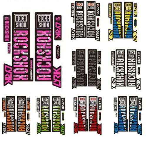 Front fork sticker for rock - fork,