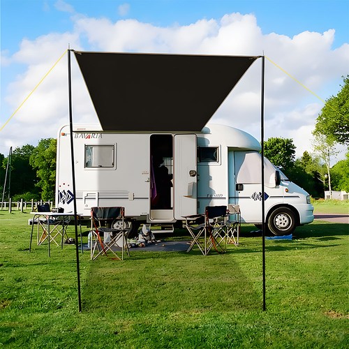 Portable car side awning sun - portable,