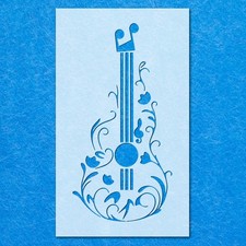 Acoustic Guitar Flower Pattern