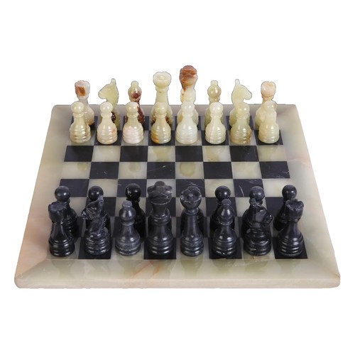 Marble chess set - chess, black