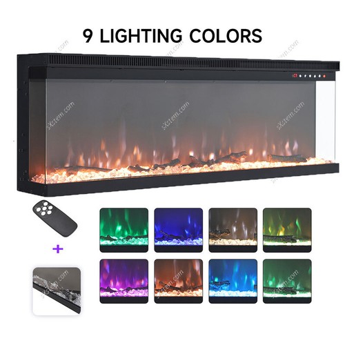 Media electric fireplace - electric,