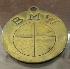 Vintage bmw car brass keychain - vintage,