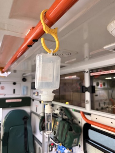 Paramedic hook rail iv - hook,