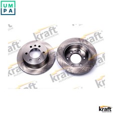 2x BRAKE DISC 6051431 FOR VW