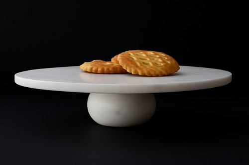 White solid marble - white, stand