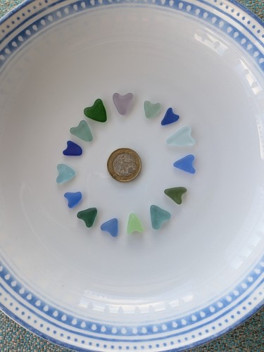 146 small sea glass wonky - ,