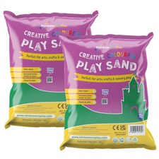 Rainbow Eco Coloured Play Sand