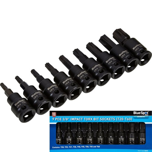 Bluespot impact key torx - impact, 3/8"