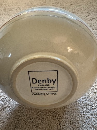 Denby caramel stripes england - caramel,