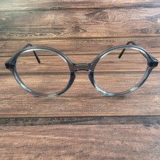 Ray-Ban Men's Eyeglasses Round Transparent Gray 53mm Plastic Frame