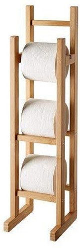Bamboo wood toilet - toilet, holder